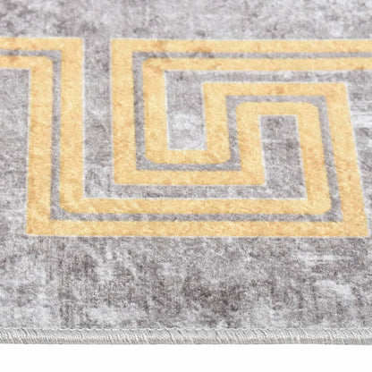 vidaXL Rug Washable 80x300 cm Grey
