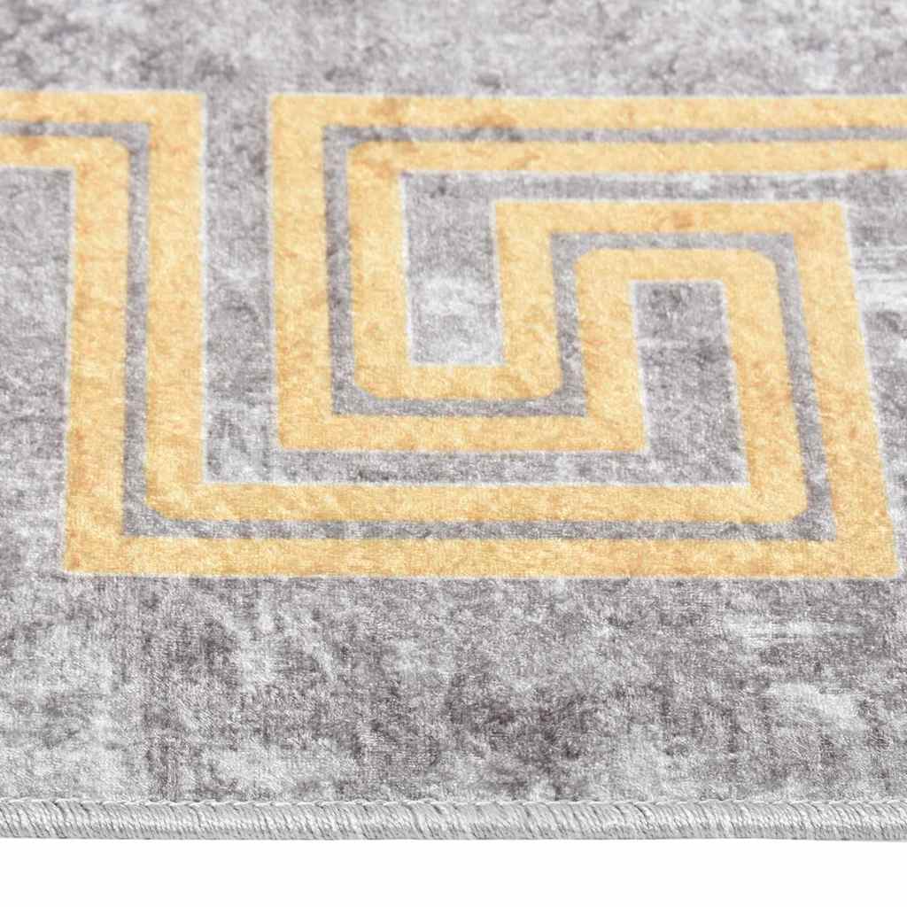 337936 vidaXL Rug Washable 120x180 cm Grey