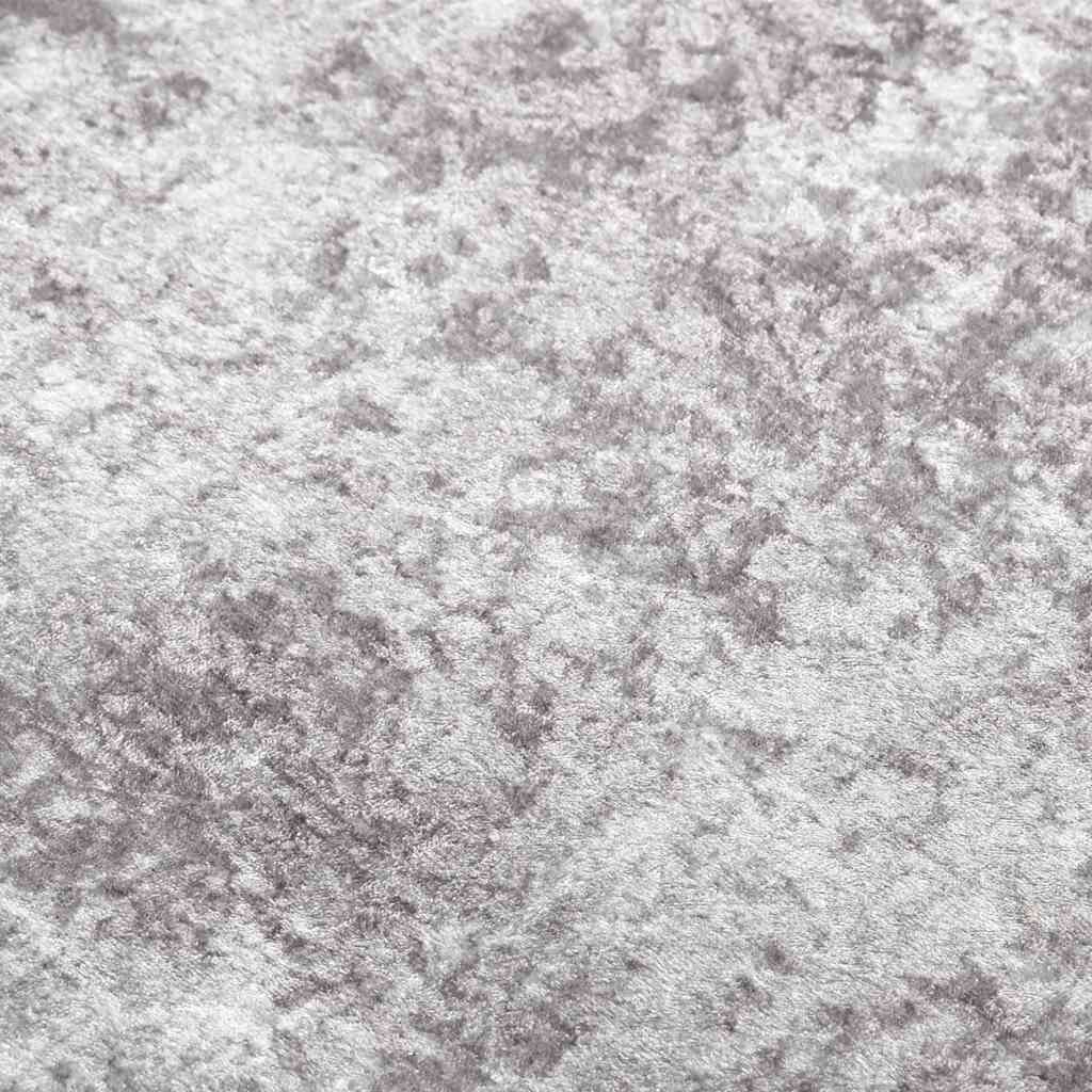 vidaXL Rug Washable 120x180 cm Grey Anti Slip