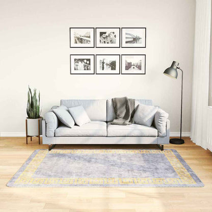 337936 vidaXL Rug Washable 120x180 cm Grey