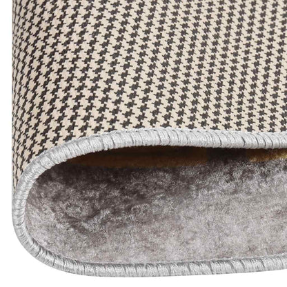 vidaXL Rug Washable φ120 cm Grey