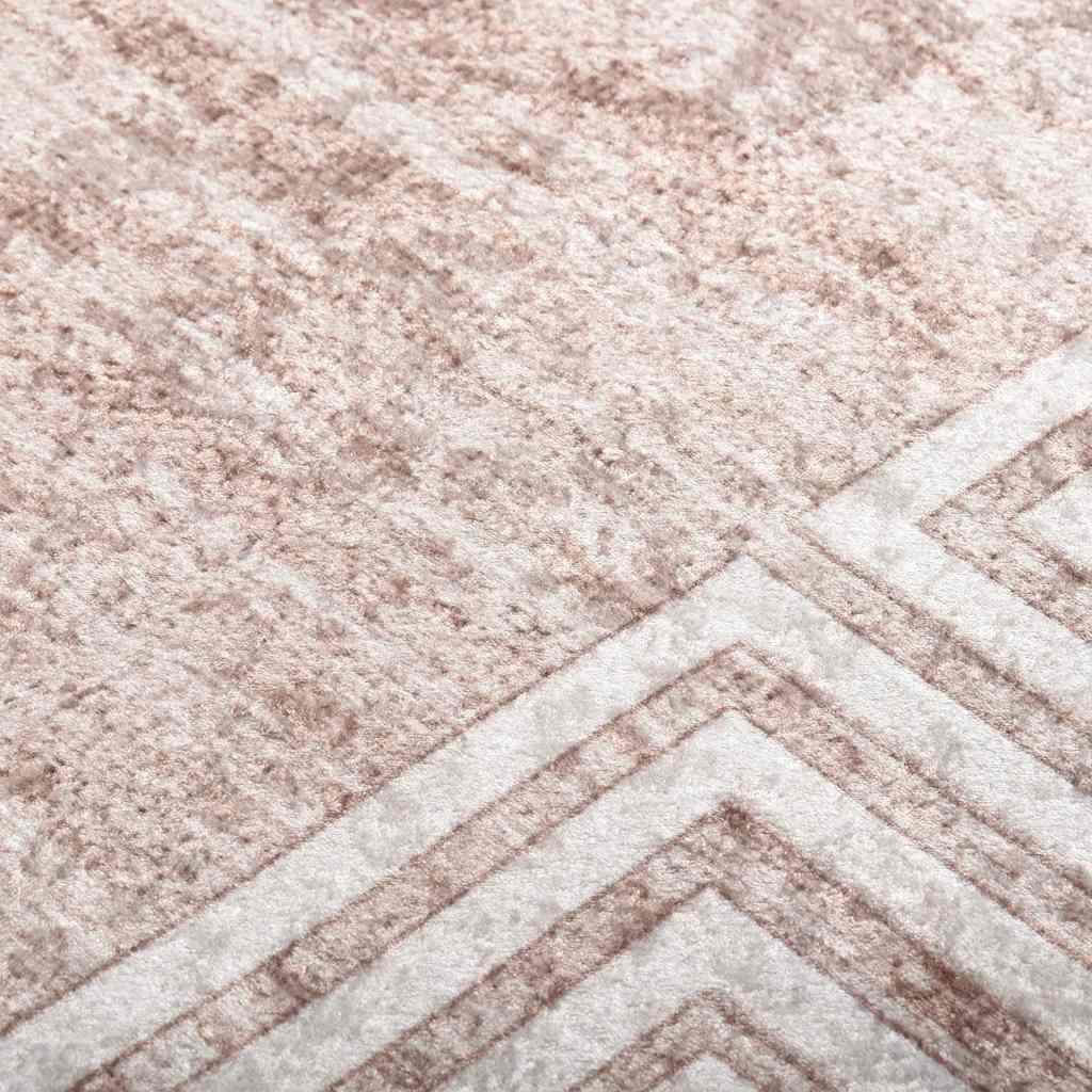 vidaXL Rug Washable 80x150 cm Beige