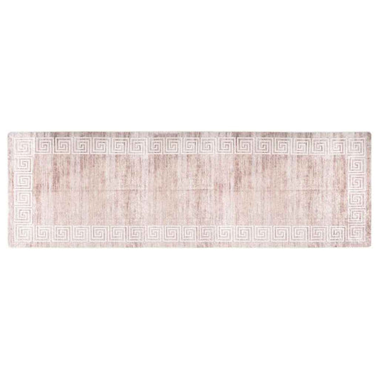 337941 vidaXL Rug Washable 80x300 cm Beige