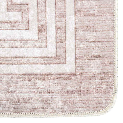 337941 vidaXL Rug Washable 80x300 cm Beige
