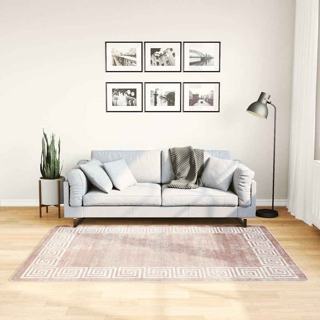 337942 vidaXL Rug Washable 120x180 cm Beige