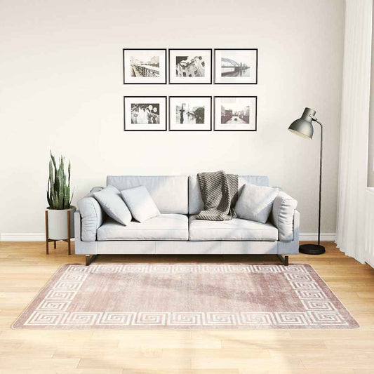 337942 vidaXL Rug Washable 120x180 cm Beige