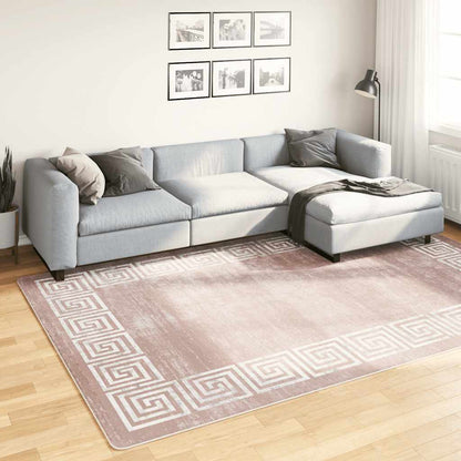 vidaXL Rug Washable 190x300 cm Beige Anti Slip