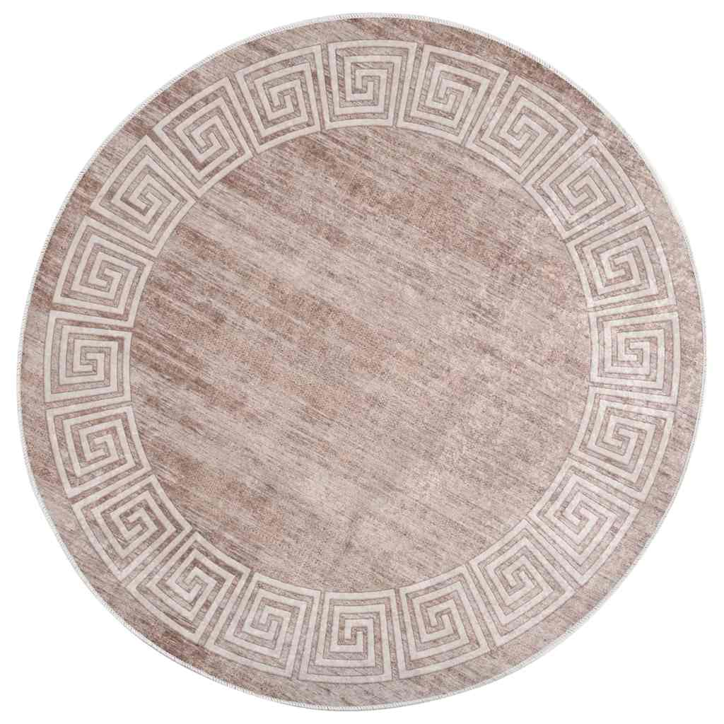 vidaXL Rug Washable 120 cm Beige