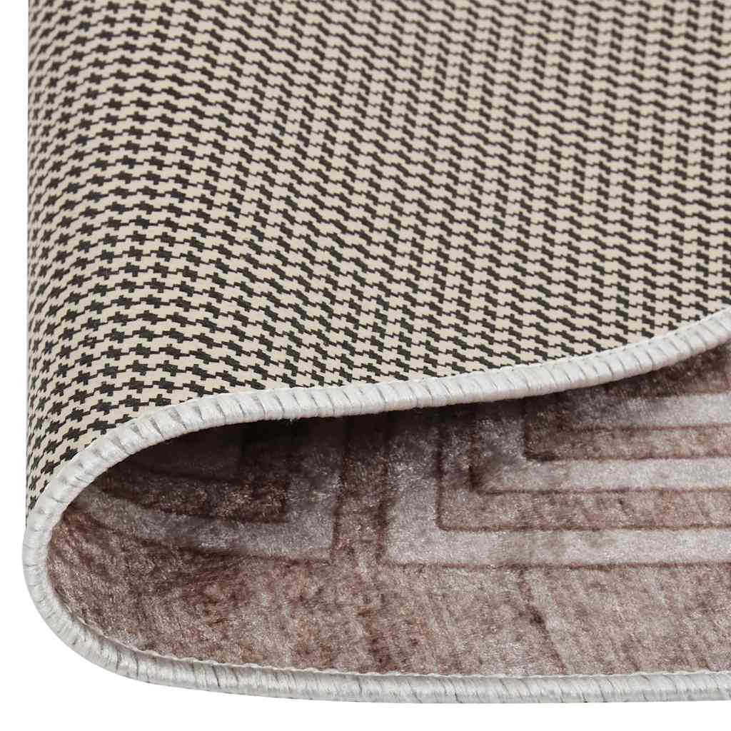 vidaXL Rug Washable 120 cm Beige