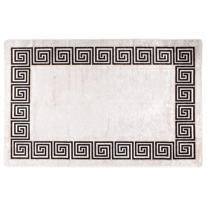 vidaXL Rug Washable 80x150 cm Light Beige