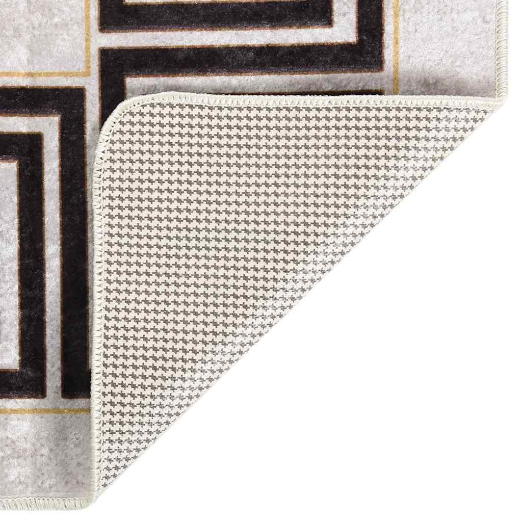 vidaXL Rug Washable 80x150 cm Light Beige