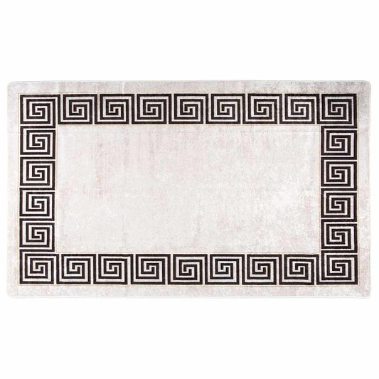 337948 vidaXL Rug Washable 120x180 cm Light Beige