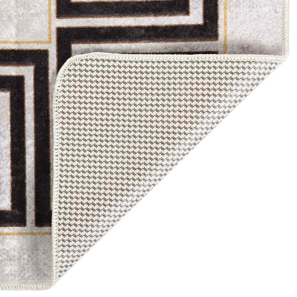 337950 vidaXL Rug Washable 190x300 cm Light Beige