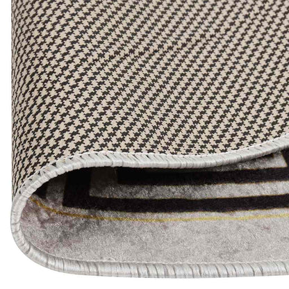 337951 vidaXL Rug Washable φ120 cm Light Beige
