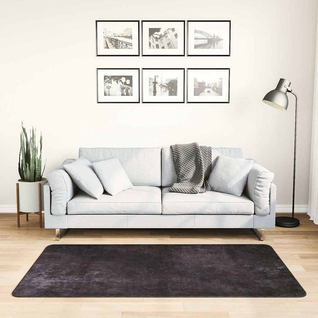 337952 vidaXL Rug Washable 80x150 cm Anthracite