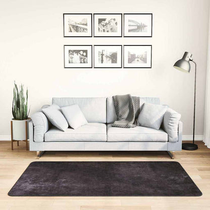 337952 vidaXL Rug Washable 80x150 cm Anthracite