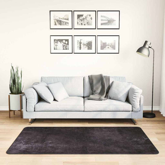 337952 vidaXL Rug Washable 80x150 cm Anthracite