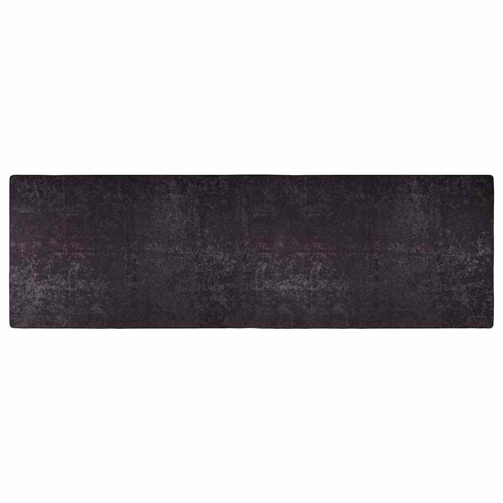 337953 vidaXL Rug Washable 80x300 cm Anthracite