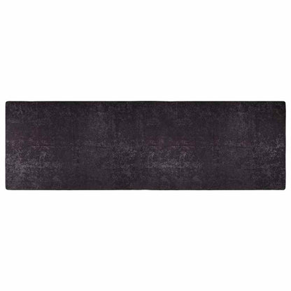 337953 vidaXL Rug Washable 80x300 cm Anthracite