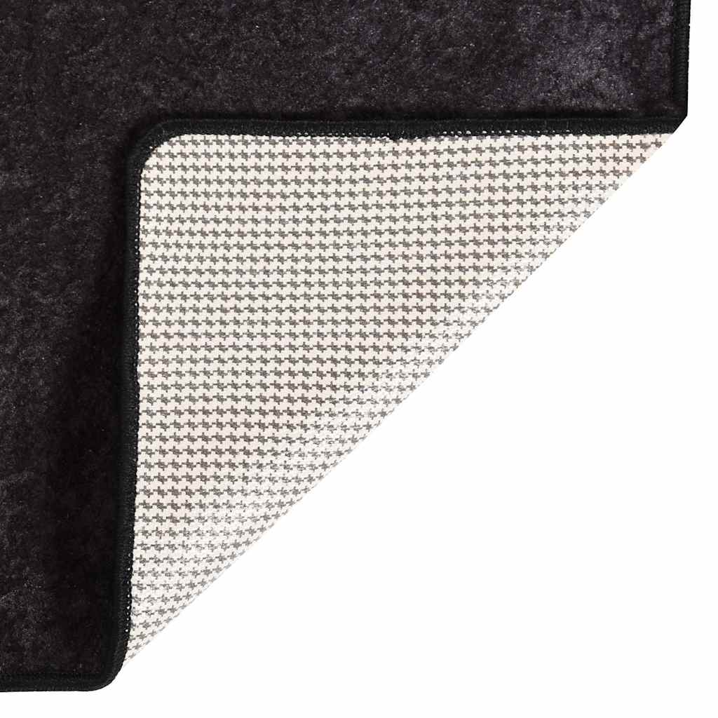337953 vidaXL Rug Washable 80x300 cm Anthracite