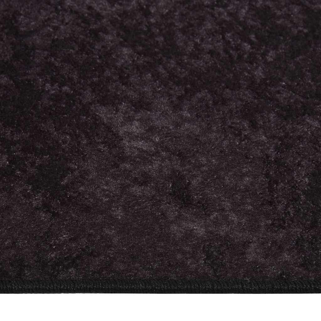 337953 vidaXL Rug Washable 80x300 cm Anthracite