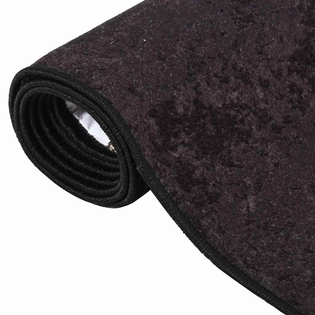 337954 vidaXL Rug Washable 120x180 cm Anthracite