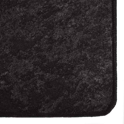 vidaXL Rug Washable 120x180 cm Anthracite Anti Slip