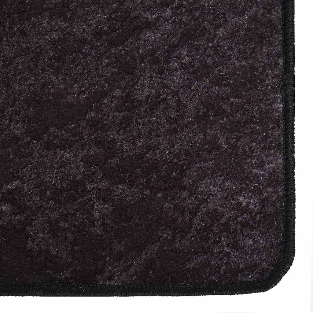 337954 vidaXL Rug Washable 120x180 cm Anthracite