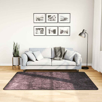 vidaXL Rug Washable 120x180 cm Anthracite Anti Slip