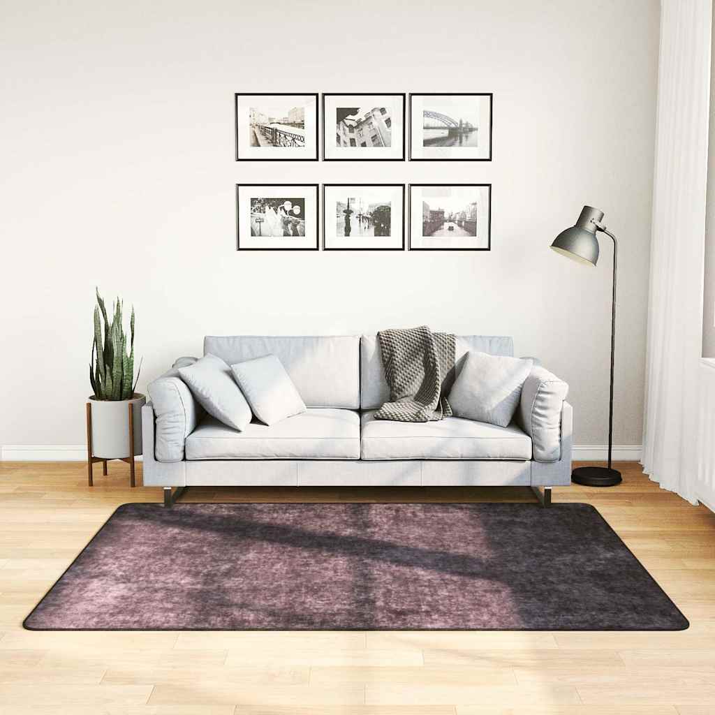 337954 vidaXL Rug Washable 120x180 cm Anthracite