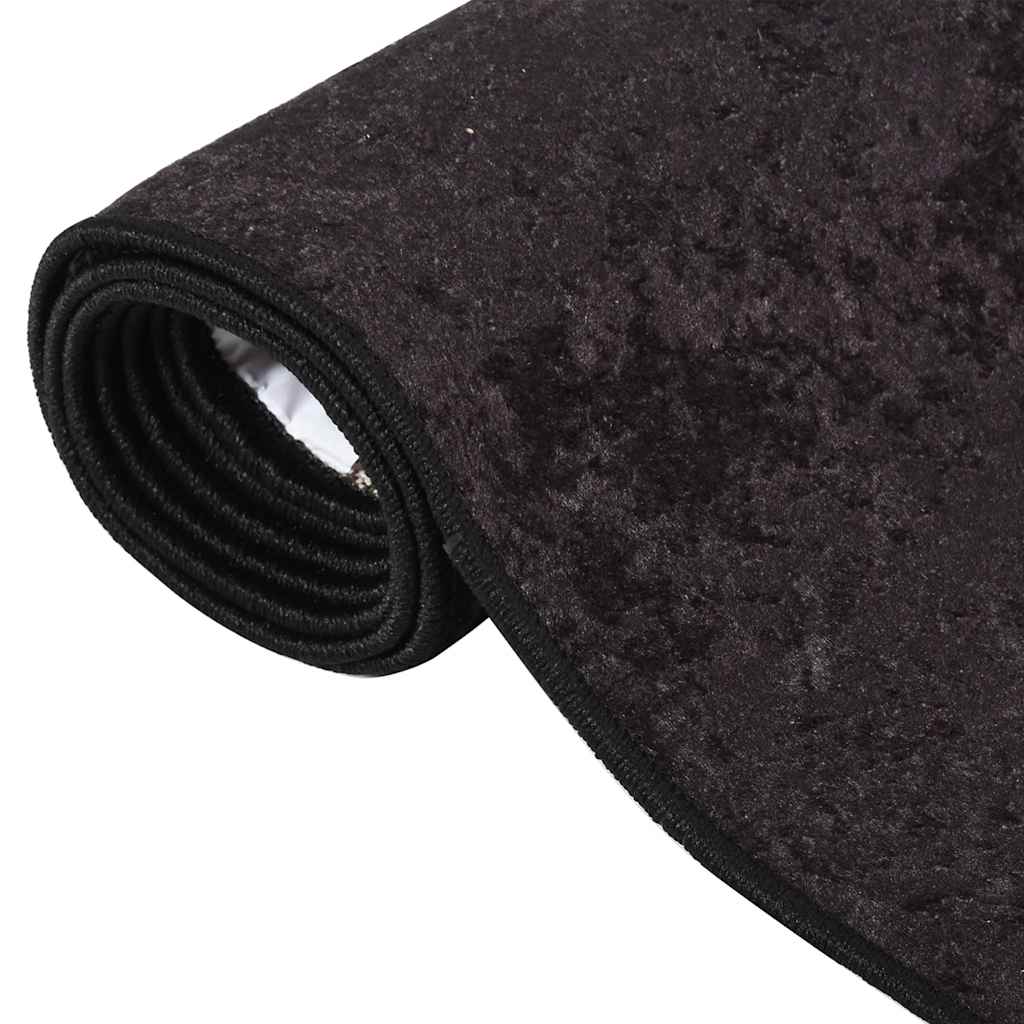 vidaXL Rug Washable 160x230 cm Anthracite