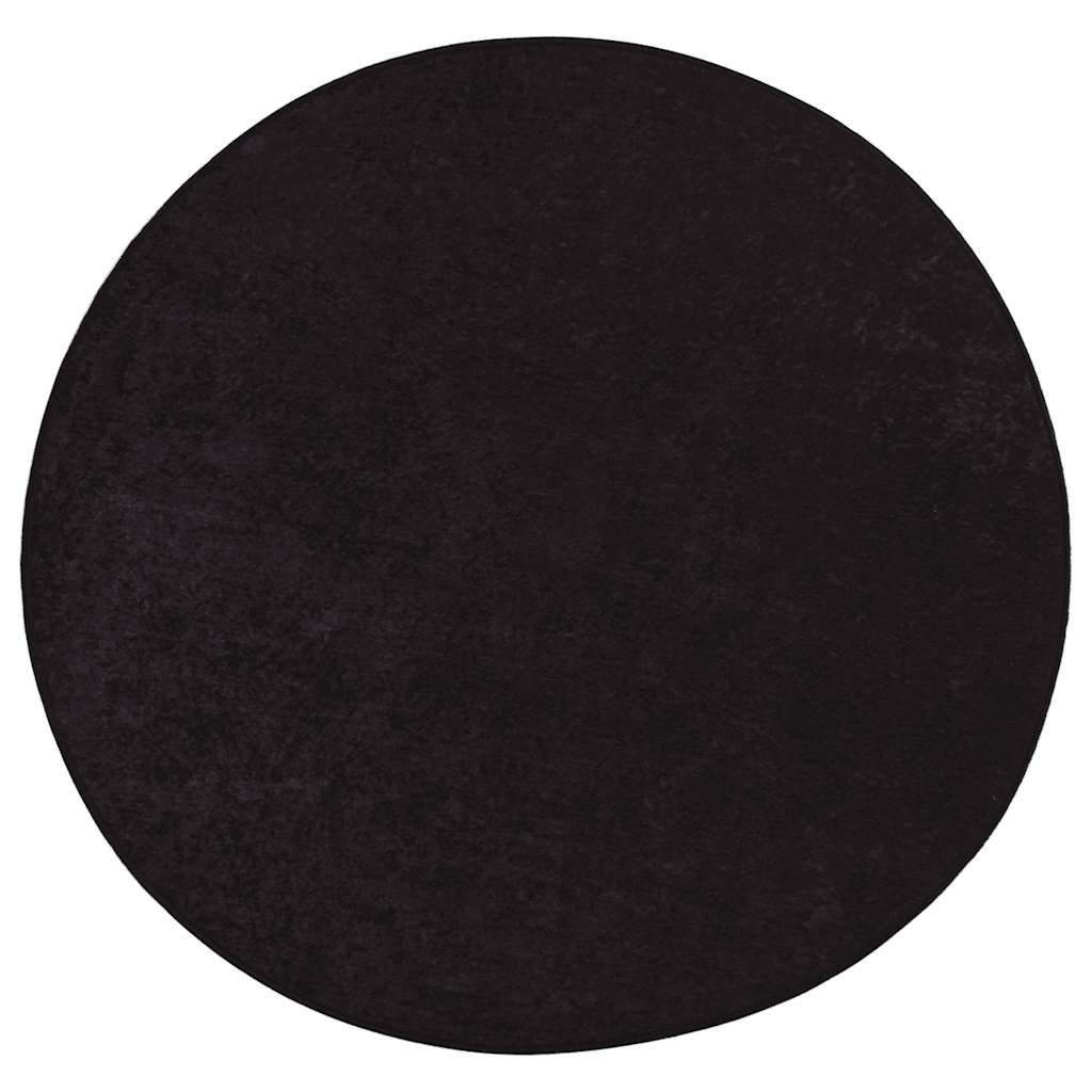 vidaXL Rug Washable φ120 cm Anthracite