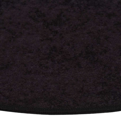 337957 vidaXL Rug Washable φ120 cm Anthracite