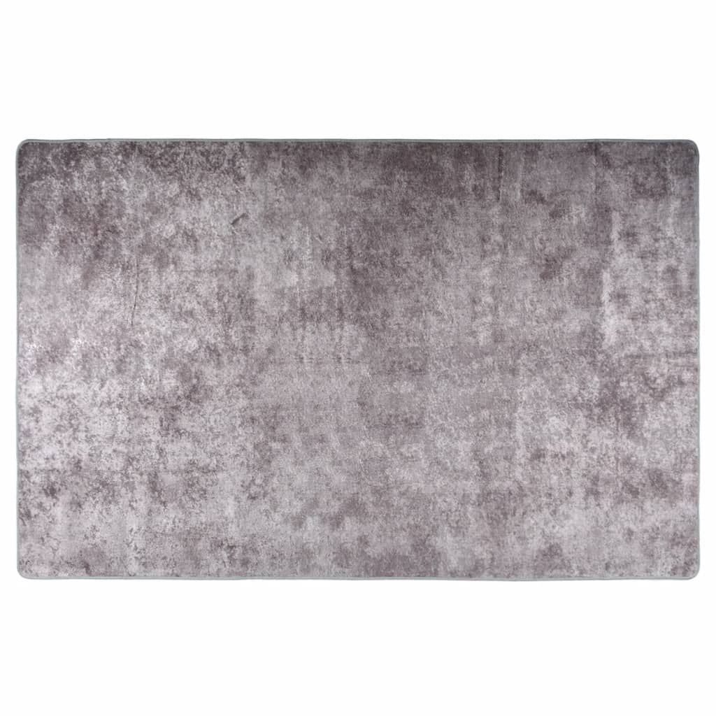 vidaXL Rug Washable 80x150 cm Grey