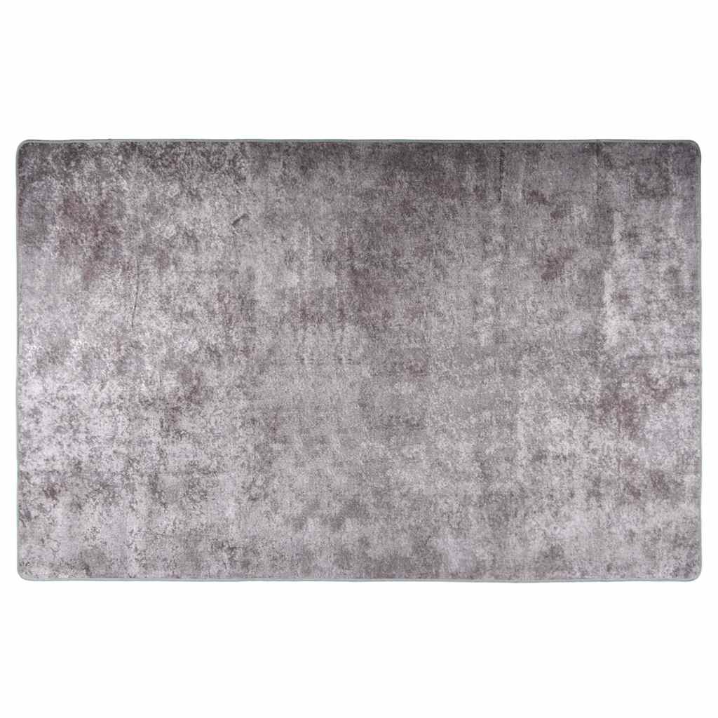 337958 vidaXL Rug Washable 80x150 cm Grey