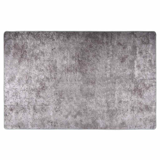 337958 vidaXL Rug Washable 80x150 cm Grey