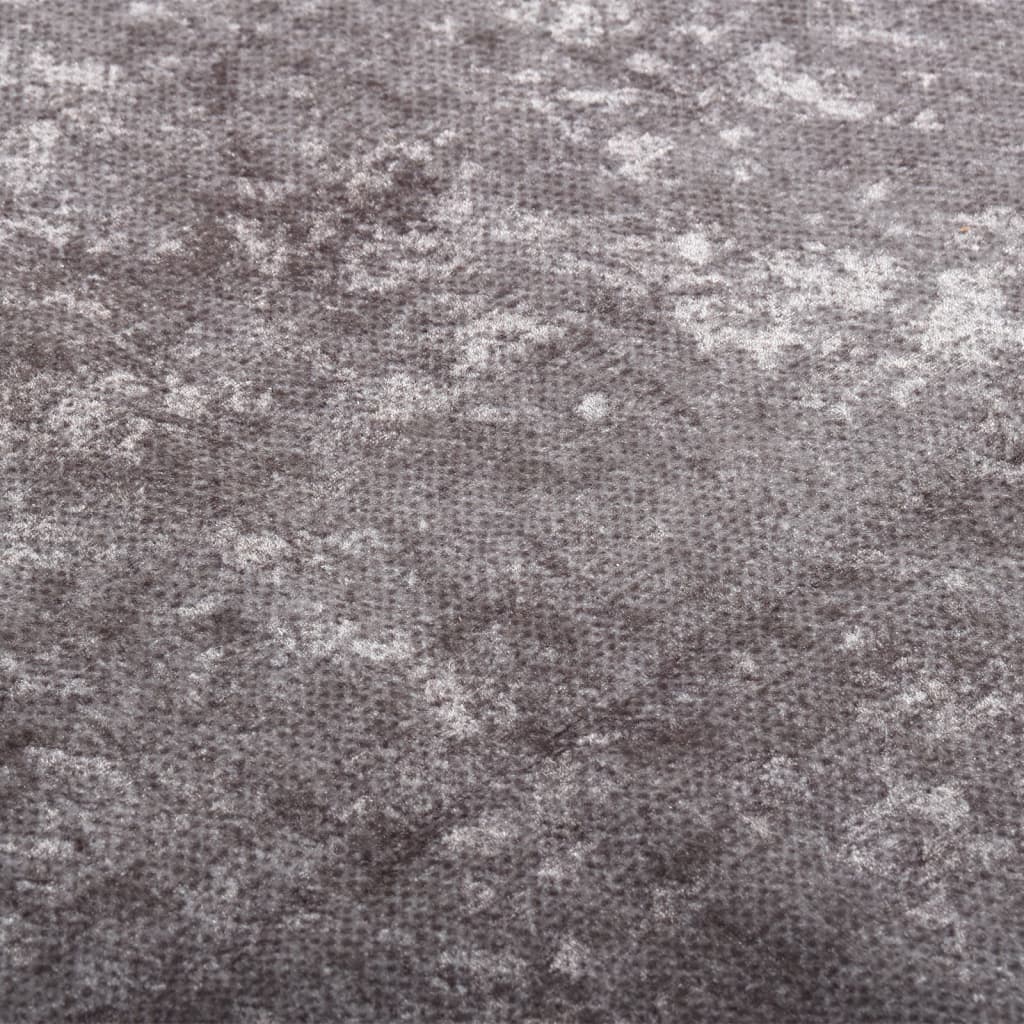 vidaXL Rug Washable 80x150 cm Grey