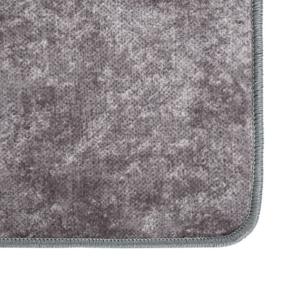 vidaXL Rug Washable 80x150 cm Grey