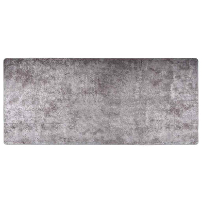 337959 vidaXL Rug Washable 80x300 cm Grey