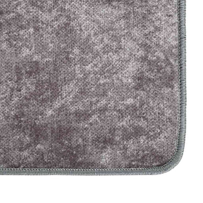vidaXL Rug Washable 80x300 cm Grey