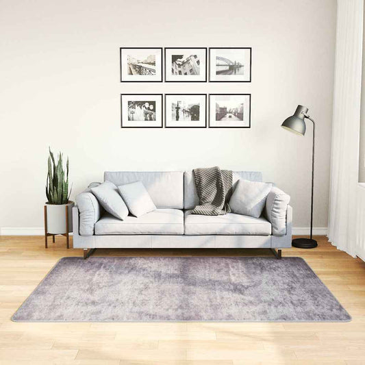 337960 vidaXL Rug Washable 120x180 cm Grey