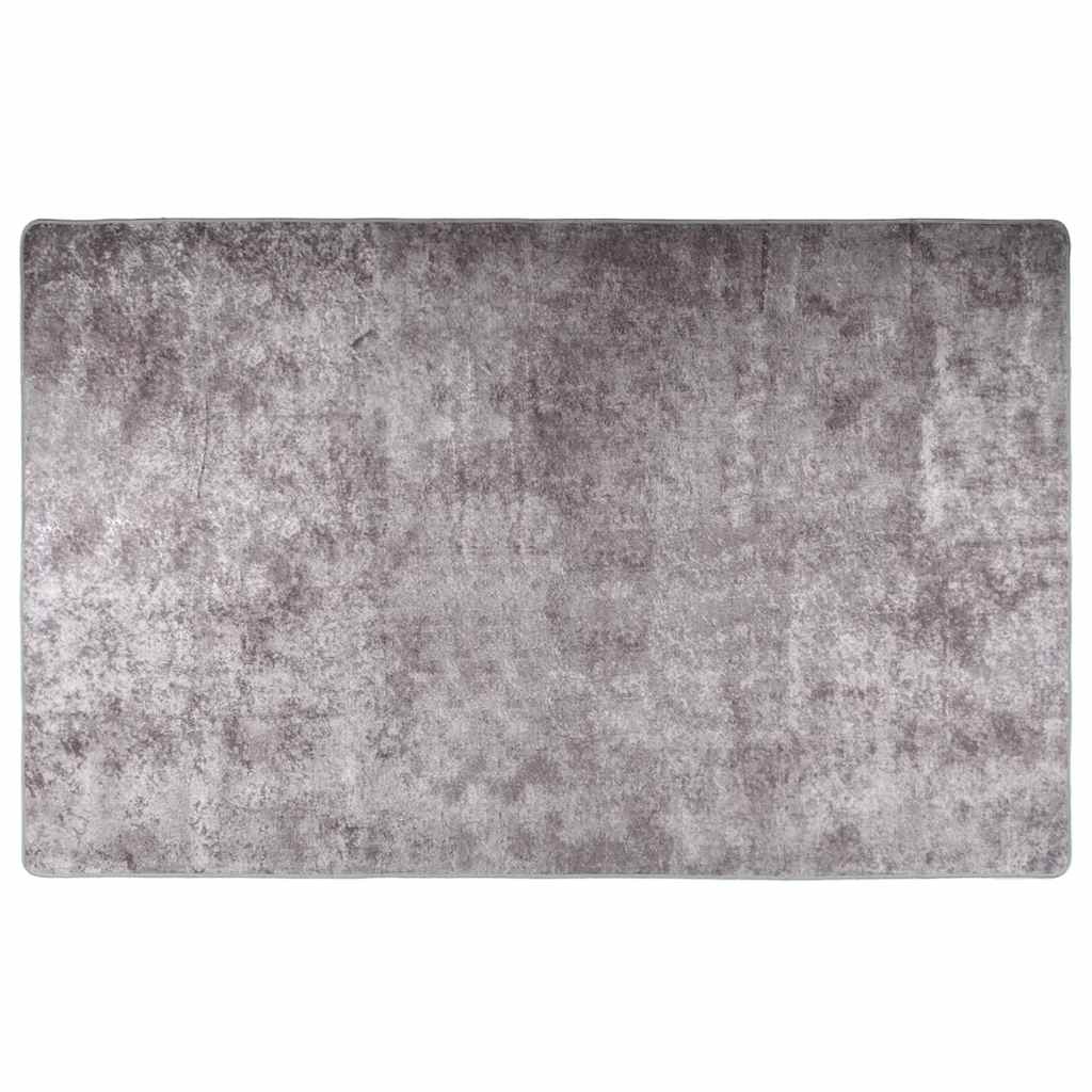 vidaXL Rug Washable 160x230 cm Grey