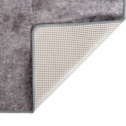 vidaXL Rug | Grey | 100% Polyester | 160 x 230 cm | Rug | Rectangular | Modern