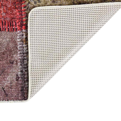 337965 vidaXL Rug Washable Patchwork 80x300 cm Multicolour