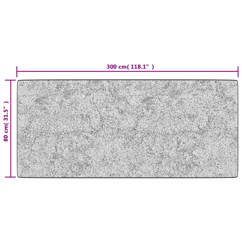 vidaXL Rug Washable Patchwork 80x300 cm Multicolour
