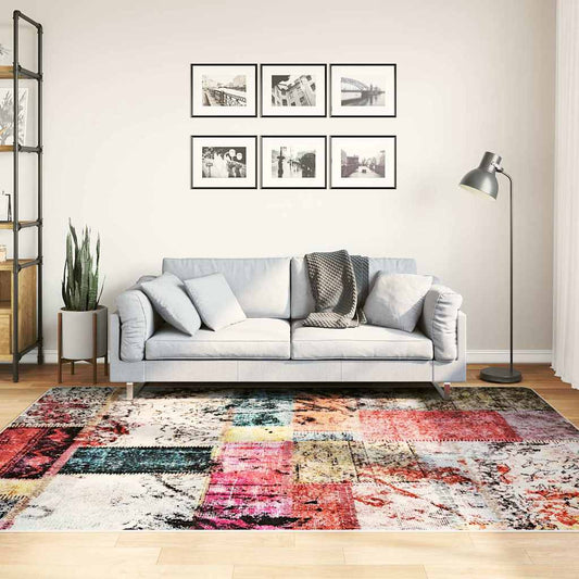 337967 vidaXL Rug Washable Patchwork 160x230 cm Multicolour