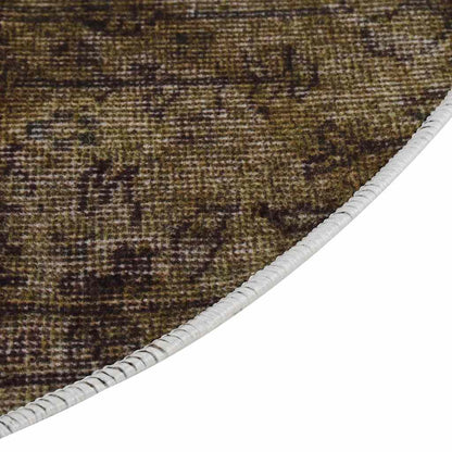 vidaXL Rug Washable Patchwork φ120 cm Multicolour