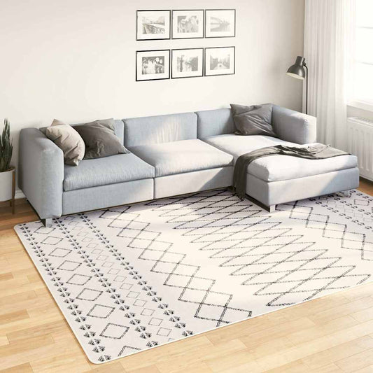 337974 vidaXL Rug Washable 190x300 cm Black and White
