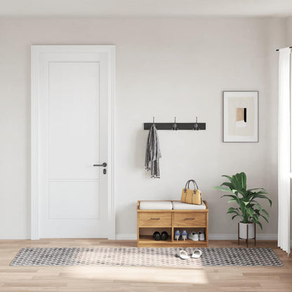 vidaXL Rug Washable 80x300 cm Multicolour Anti Slip