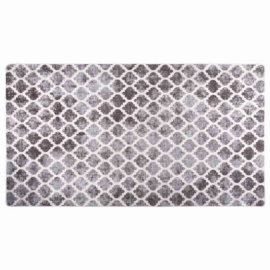 vidaXL Rug Washable 190x300 cm Grey and White